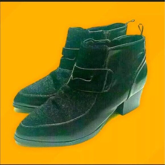 H&M Ankle Boots Black with Heel and Penny Stasher Y - Picture 8 of 8